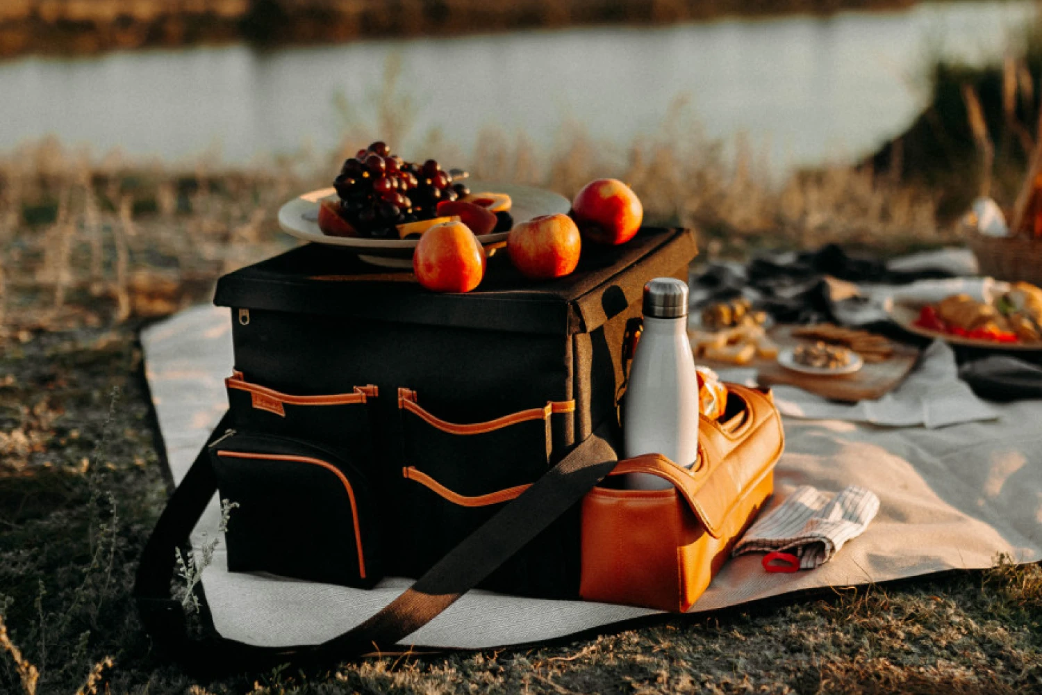 picnic white blanket